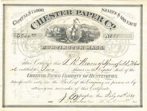 Chester Paper Co. of Huntington, Massachusetts